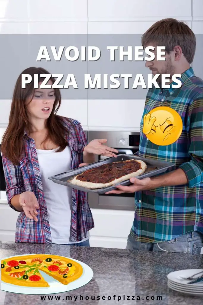 avoid this pizza making mistakes pinterest graphic