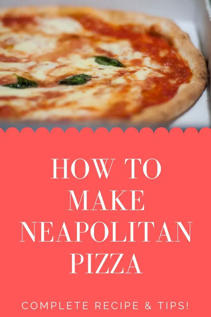 how to make neapolitan pizza pinterest graphic