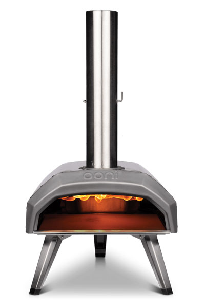 An Ooni Karu 12 pizza oven on a plain white background.