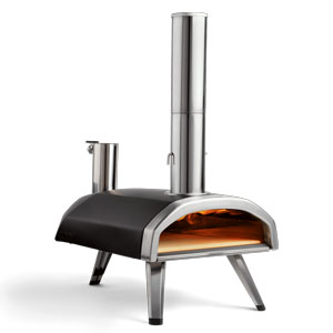 An Ooni Fyra 12 pizza oven on a plain white background.