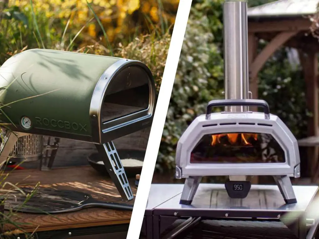 A side by side comparison of Ooni vs Roccbox pizza ovens.