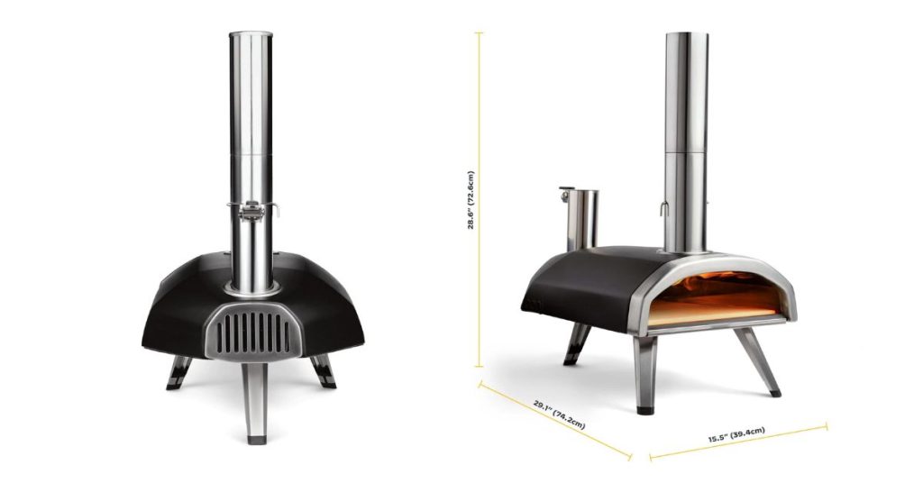 ooni fyra back front Ooni Fyra 12 Pizza Oven Review: Portable Wood Pellet Perfection?