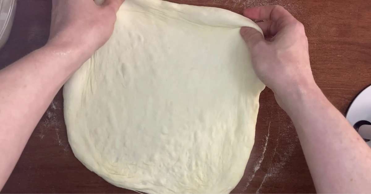 how to hand stretch pizza dough 8 How To EASILY Hand Stretch Pizza Dough For Amazing Homemade Pizza