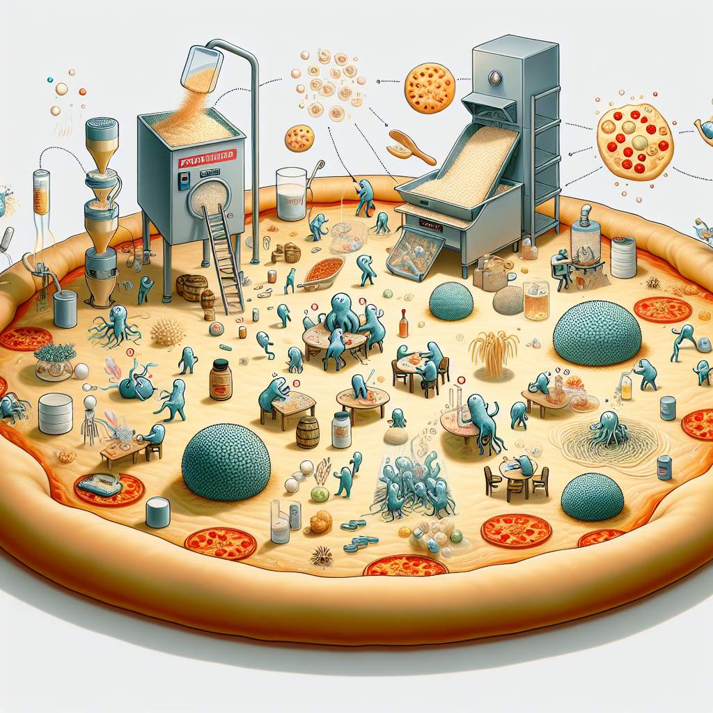 How Does Fermentation Affect Poolish Pizza Dough? 1 An infographic explaining the science of poolish dough fermentation and its effects on pizza dough.